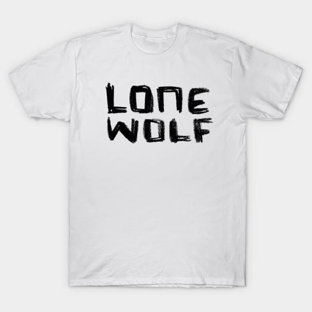 Lone Wolf T-Shirt by badlydrawnbabe